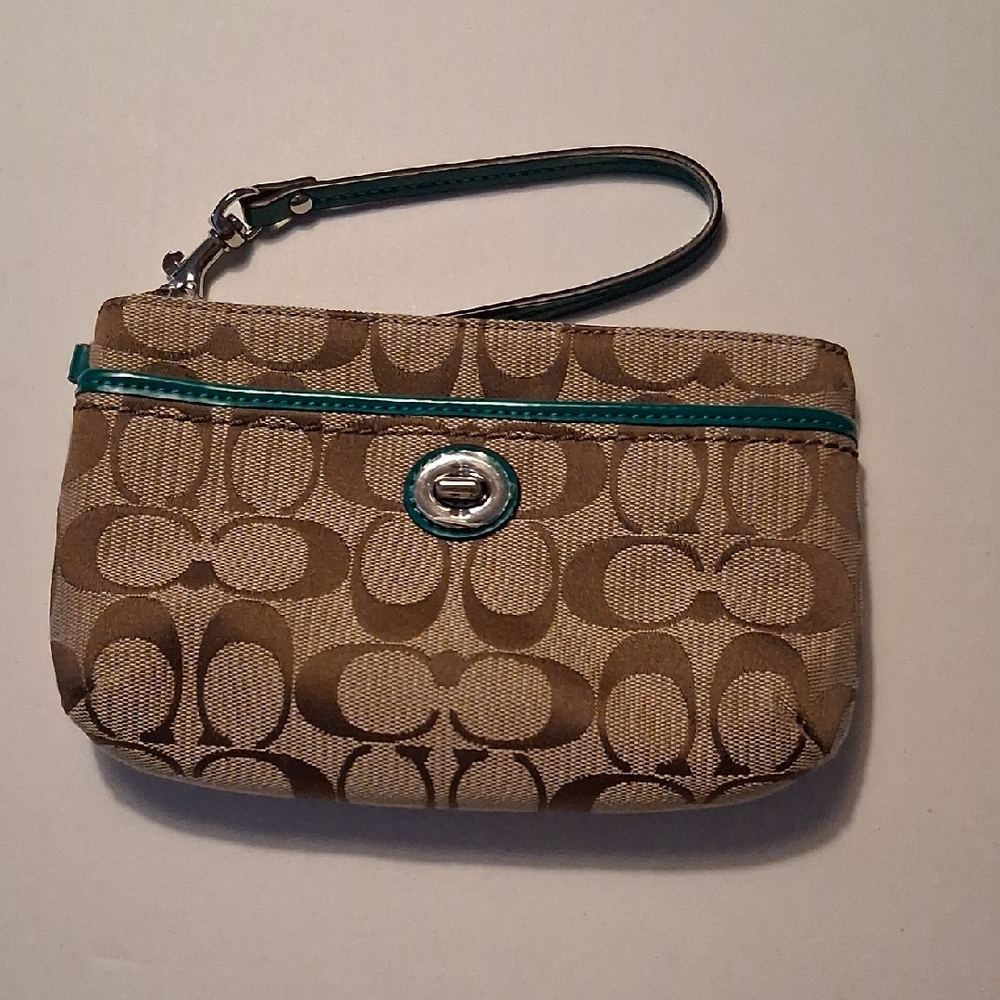 Coach Wristlet, Brown, NWOT